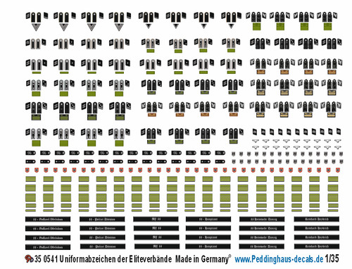 Peddinghaus decals 5 0541 - 1:3,